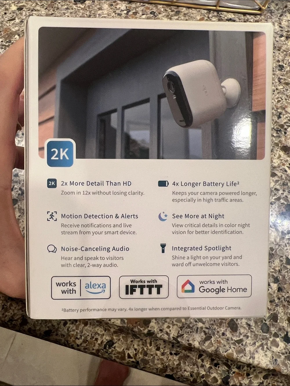 Arlo Essential XL Outdoor Camera - White